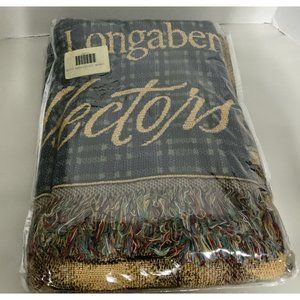 1999 Longaberger Collectors Club 46” x 64” with 2” Fringe Tapestry Throw Blanket